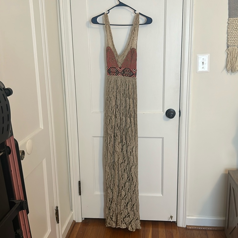 Free people gown. Never worn.